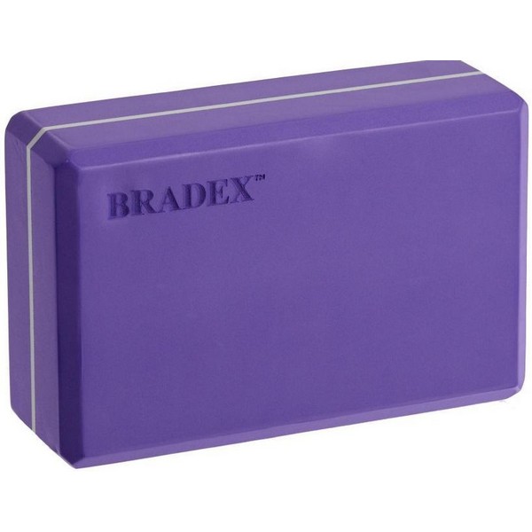 Блок для йоги Bradex SF 0409 150х150х75 мм фиолетовый