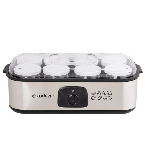 Йогуртница ENDEVER Vita-125 Черный/стальной